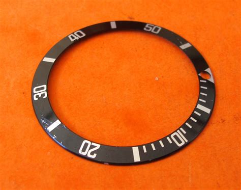 genuine rolex submariner bezel insert|rolex submariner replacement bezel.